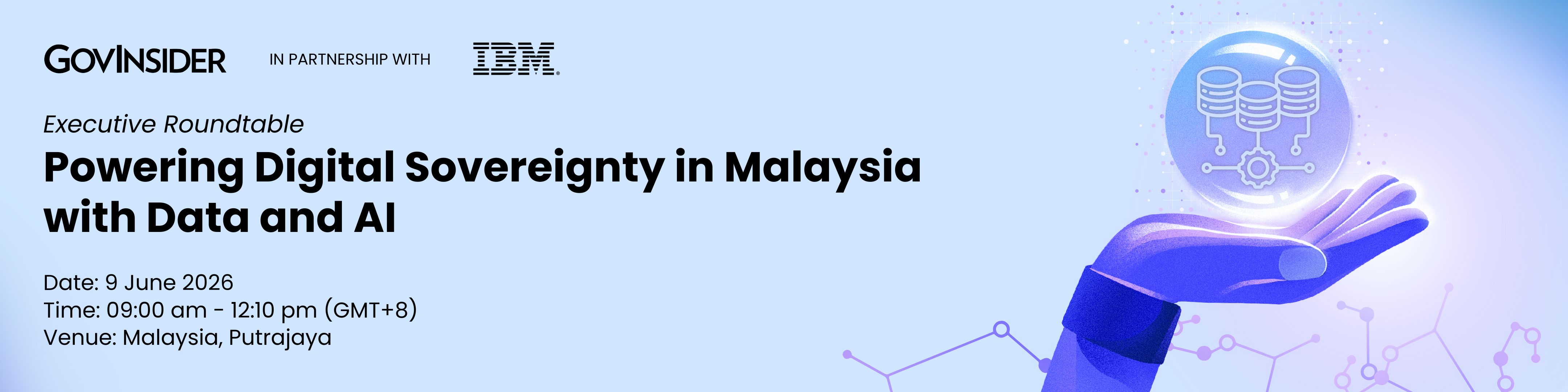 event banner for Powering Digital Sovereignty in Malaysia with Data and AI 